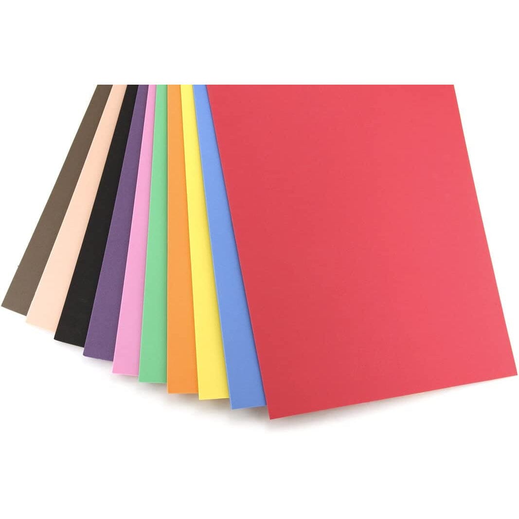 Foam Sheets - 10 Sheets, 9"x12", Assorted HyGloss