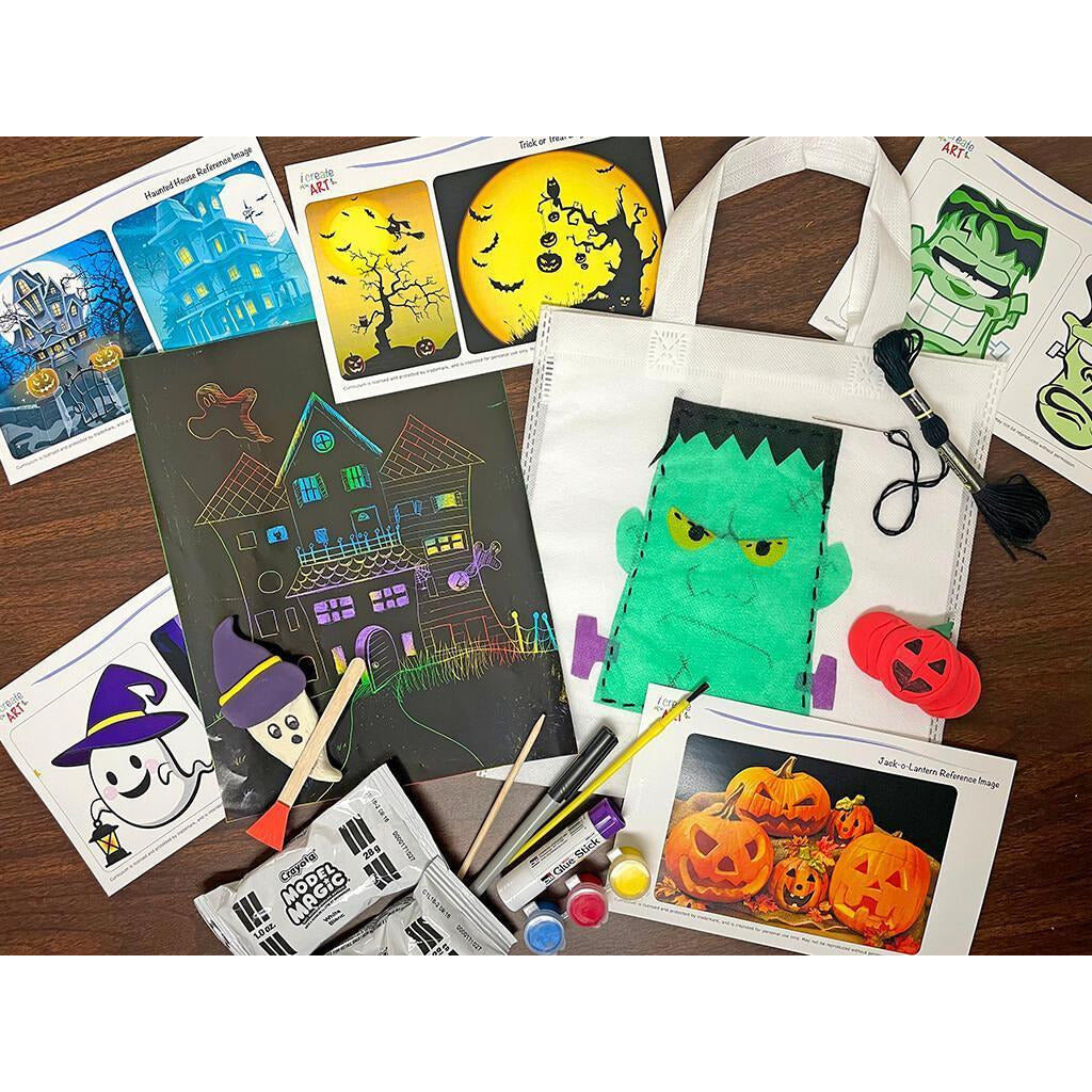 HALLOWEEN ART BOX Theme Art Box I Create Art