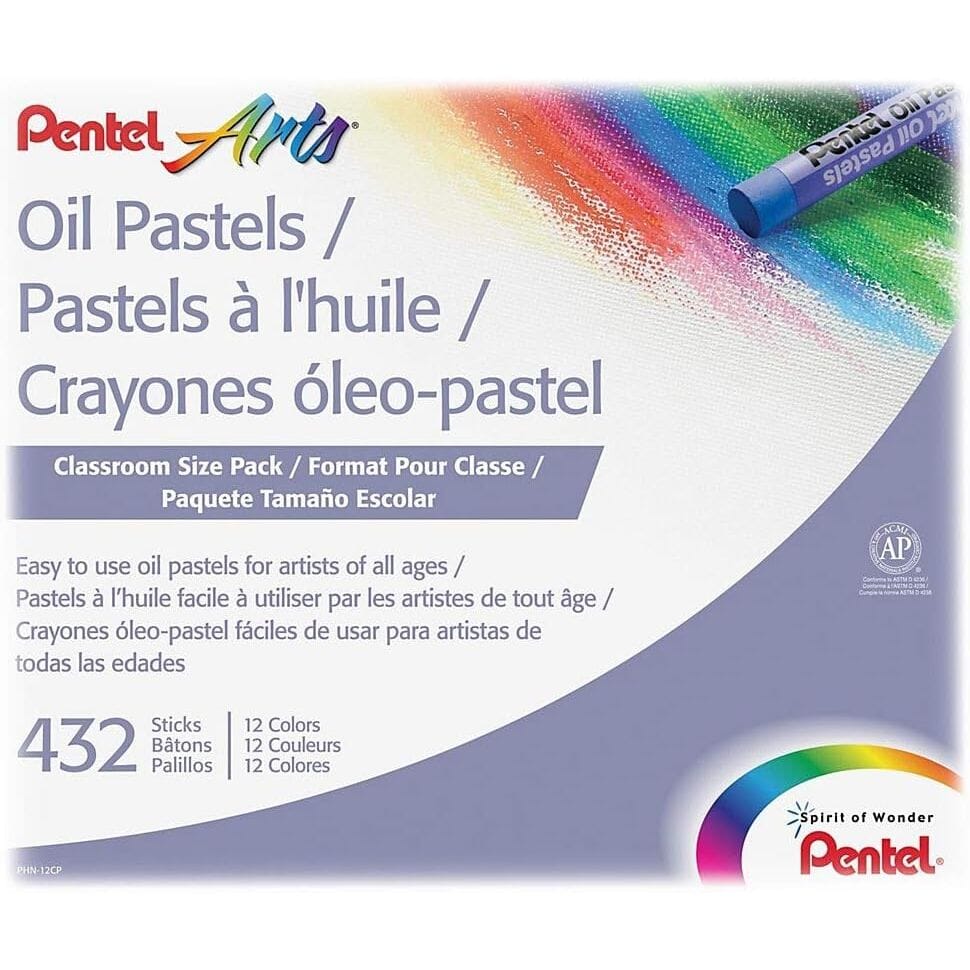 OIL PASTELS (Short) Art & Craft Kits I Create Art Class Pack (432)
