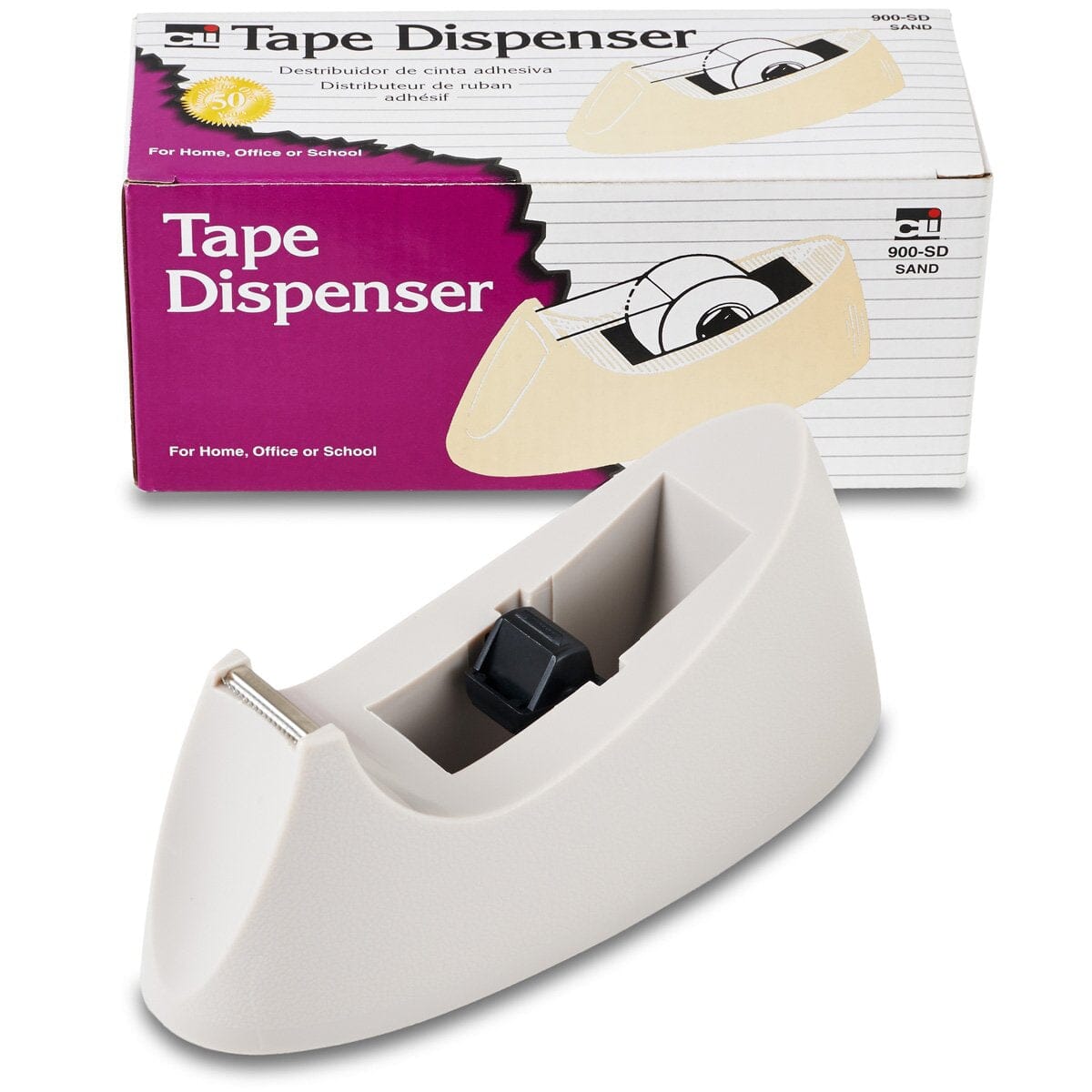 Tape Dispenser (Desktop) Arts & Crafts Charles Leonard Sand (Tape Not Included)