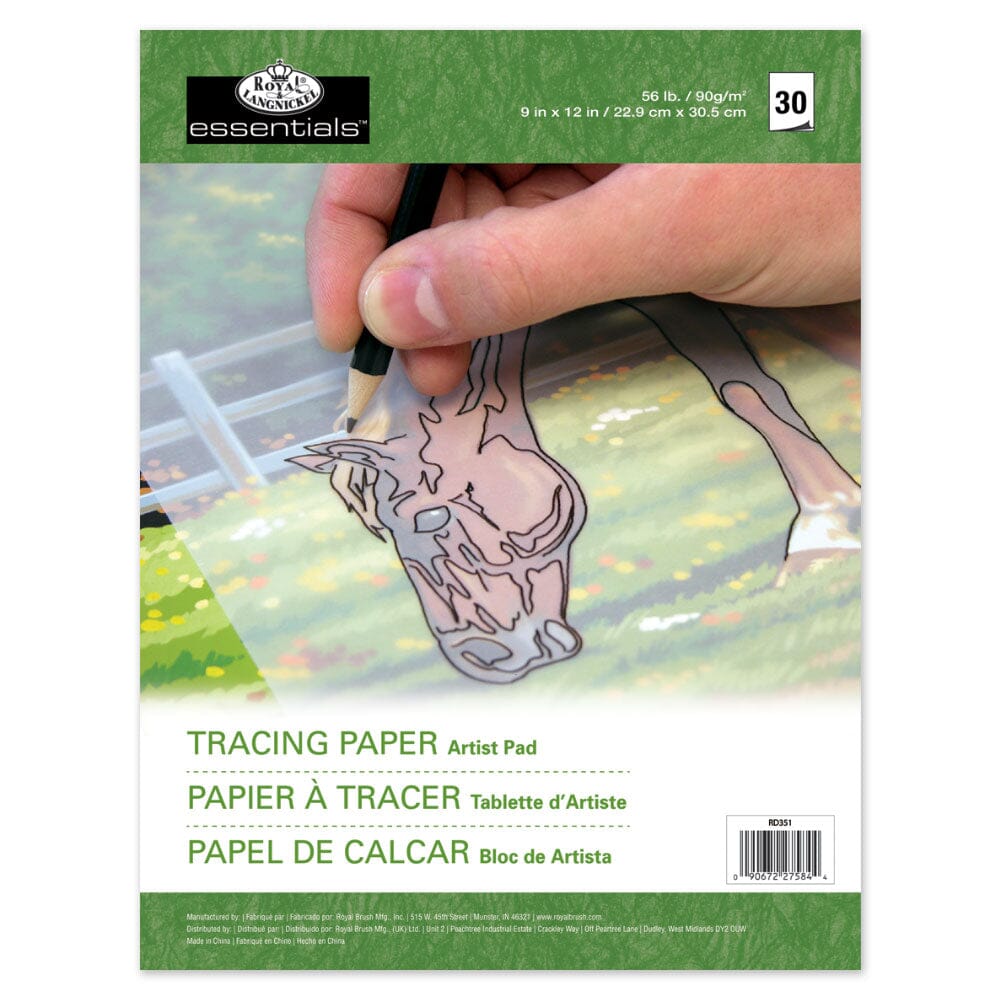 TRACING PAPER Drawing & Painting Kits Royal Brush 9 x 12 (30 sheets)