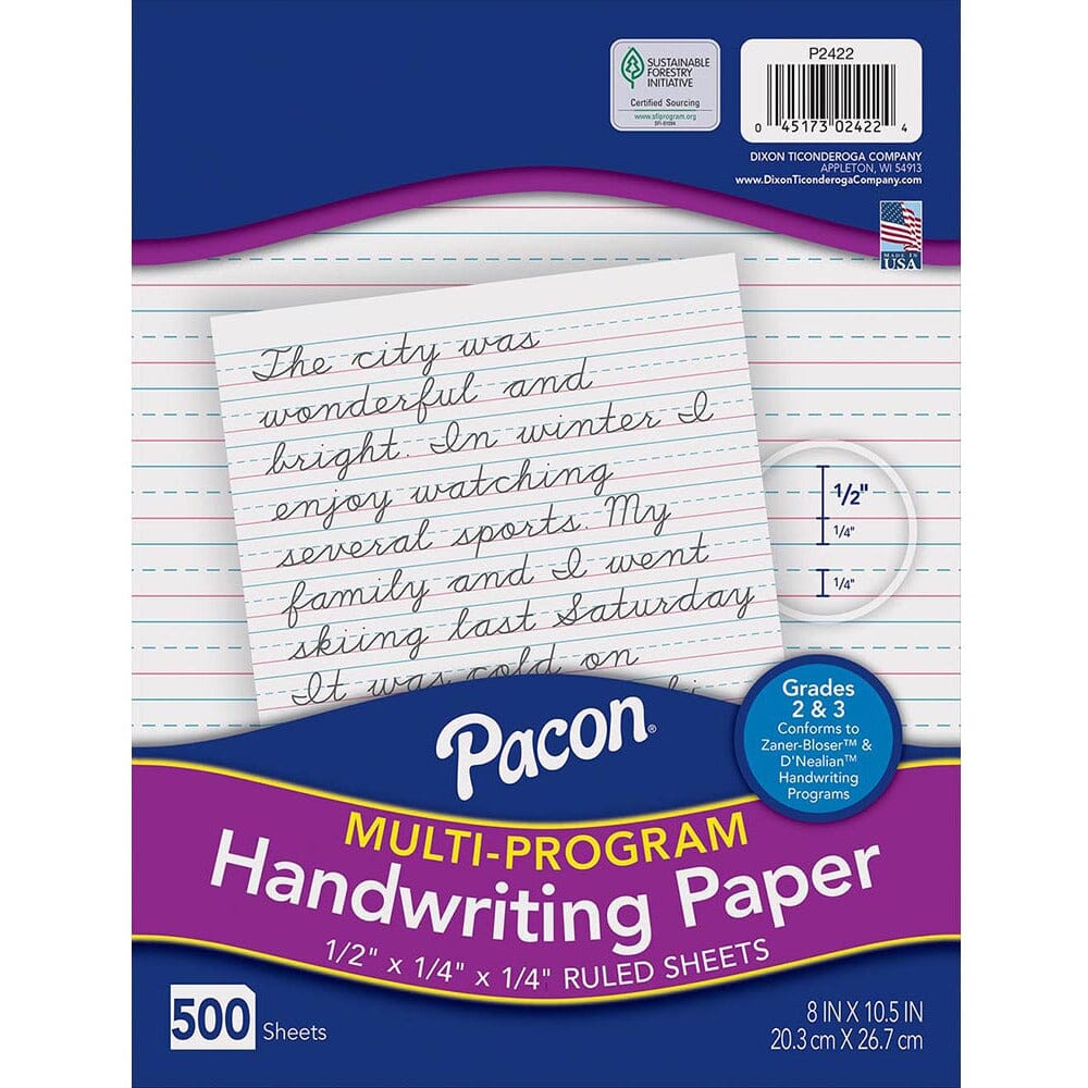 Handwriting Paper (Short Ruled Bulk) Art & Craft Kits Pacon