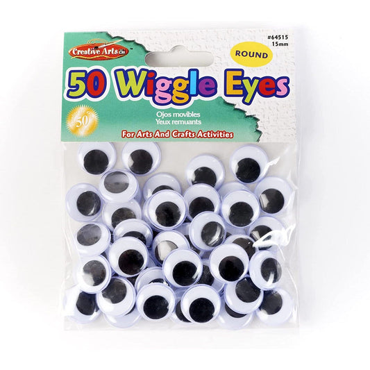 Wiggle Eyes (Round) Arts & Crafts Charles Leonard 