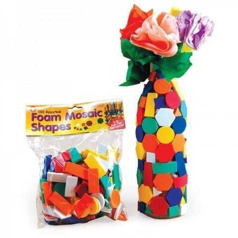 Foam Shapes - 150 Assorted shapes HyGloss