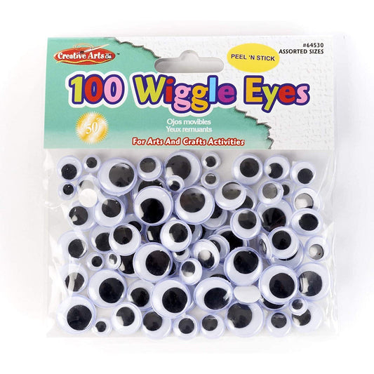 Wiggle Eyes (Peel'n Stick) Arts & Crafts Charles Leonard 