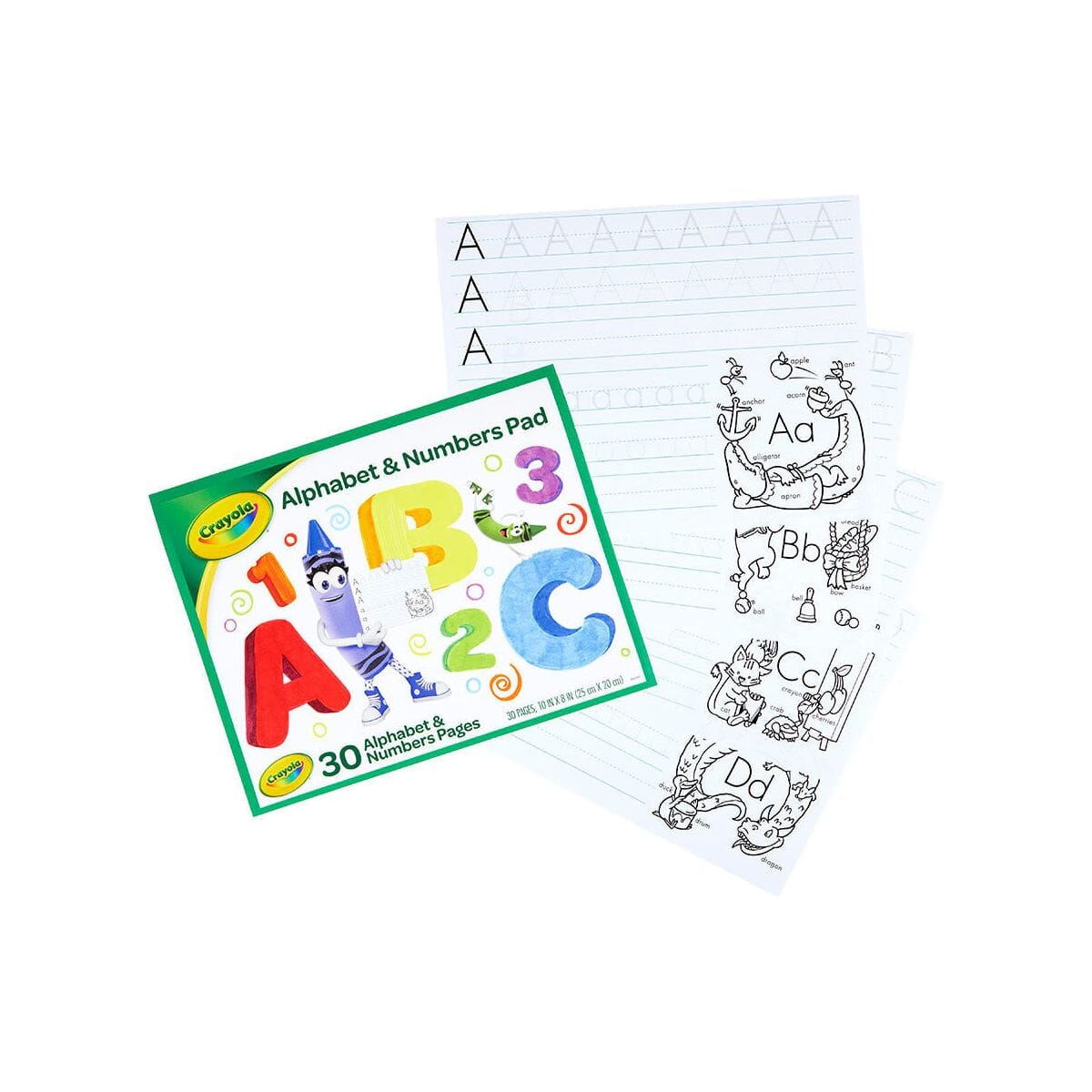 Alphabet Number Pad Drawing & Painting Kits Crayola 