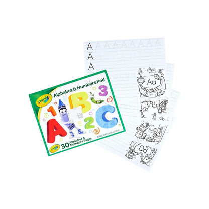 Alphabet Number Pad Drawing & Painting Kits Crayola 