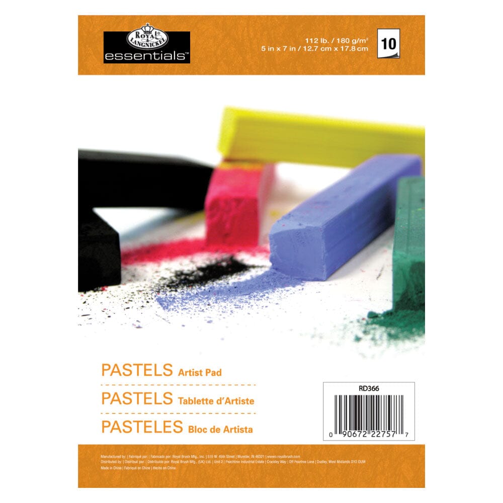 Pastel Paper Pad (5 Colors) Drawing & Painting Kits Royal Brush 5 x 7 Pad 