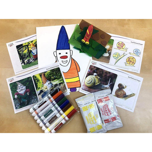 Young Artist Series: Gnome & Snail Art Box I Create Art 