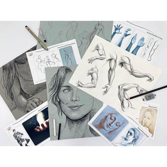 Figure Study For Advanced Artists Drawing & Painting Kits I Create Art 