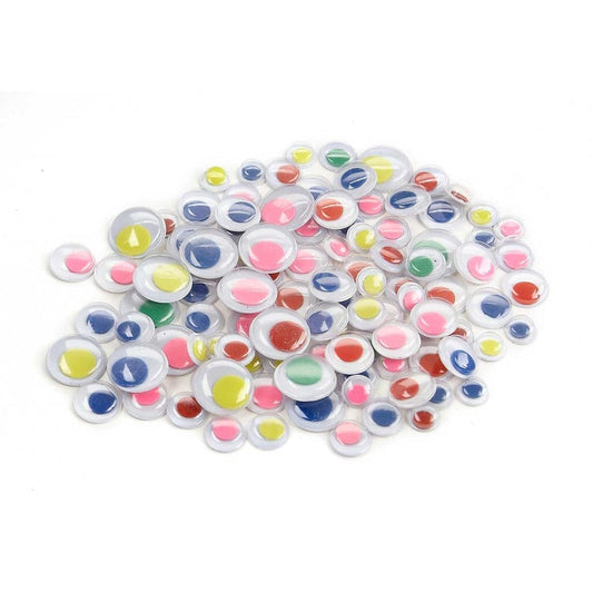 Wiggle Eyes Paste On Arts & Crafts HyGloss 