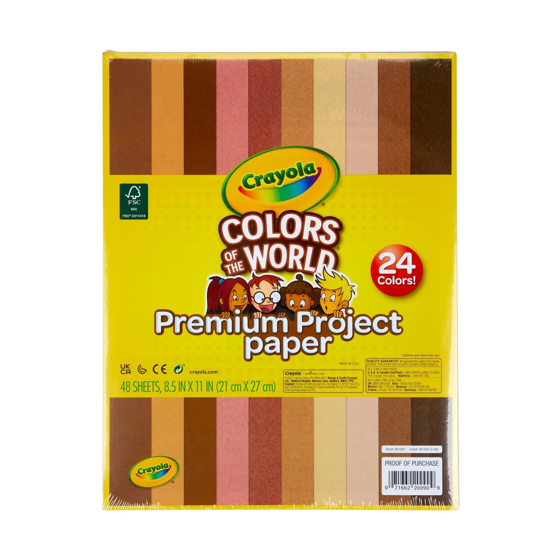 Construction Paper, Assorted Colors, Arts & Crafts