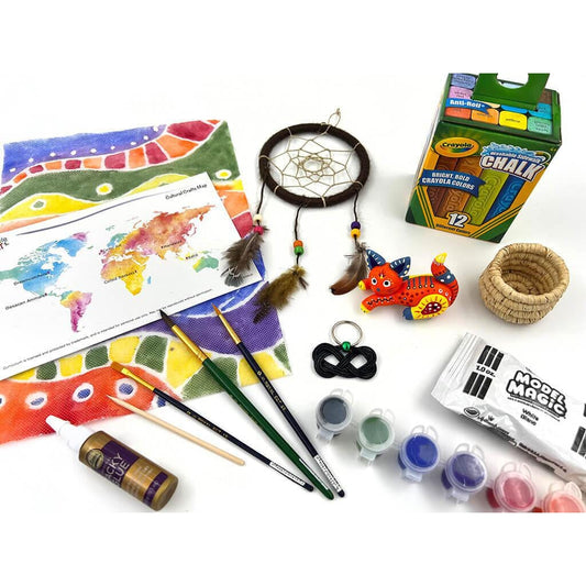 HOMESCHOOL ART B - Cultural Crafts Drawing & Painting Kits I Create Art 